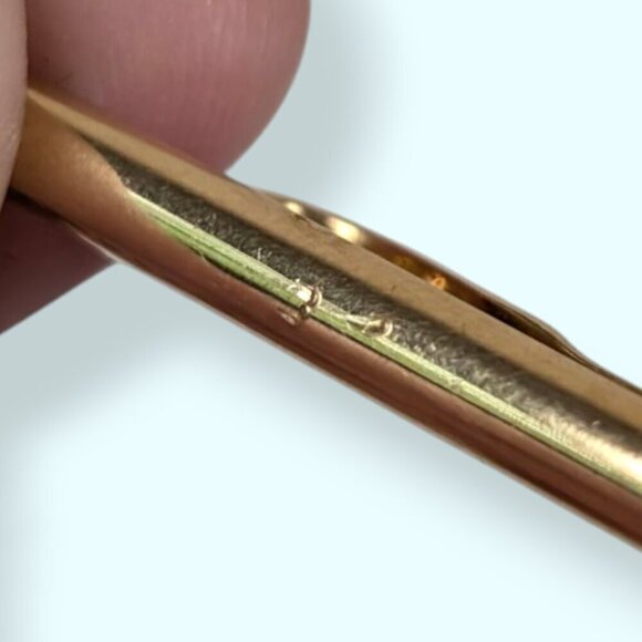 Vintage Krementz USA Tie Clip Chain - Picture 4 of 7